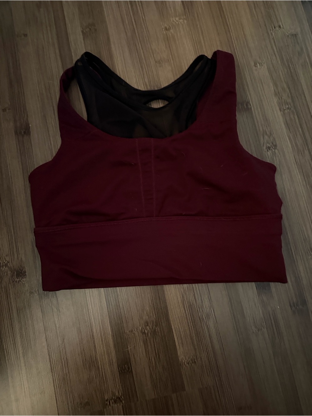 lululemon athletica Wine Red Racerback Sports Bra